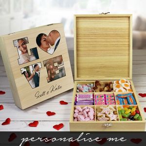 LOVE' Photo Gift - 9 Compartment Sweet Box