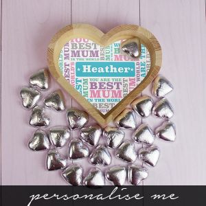 Best Mum - Chocolate Heart Tray