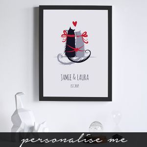 Puur-fect Love' in black frame lifestyle